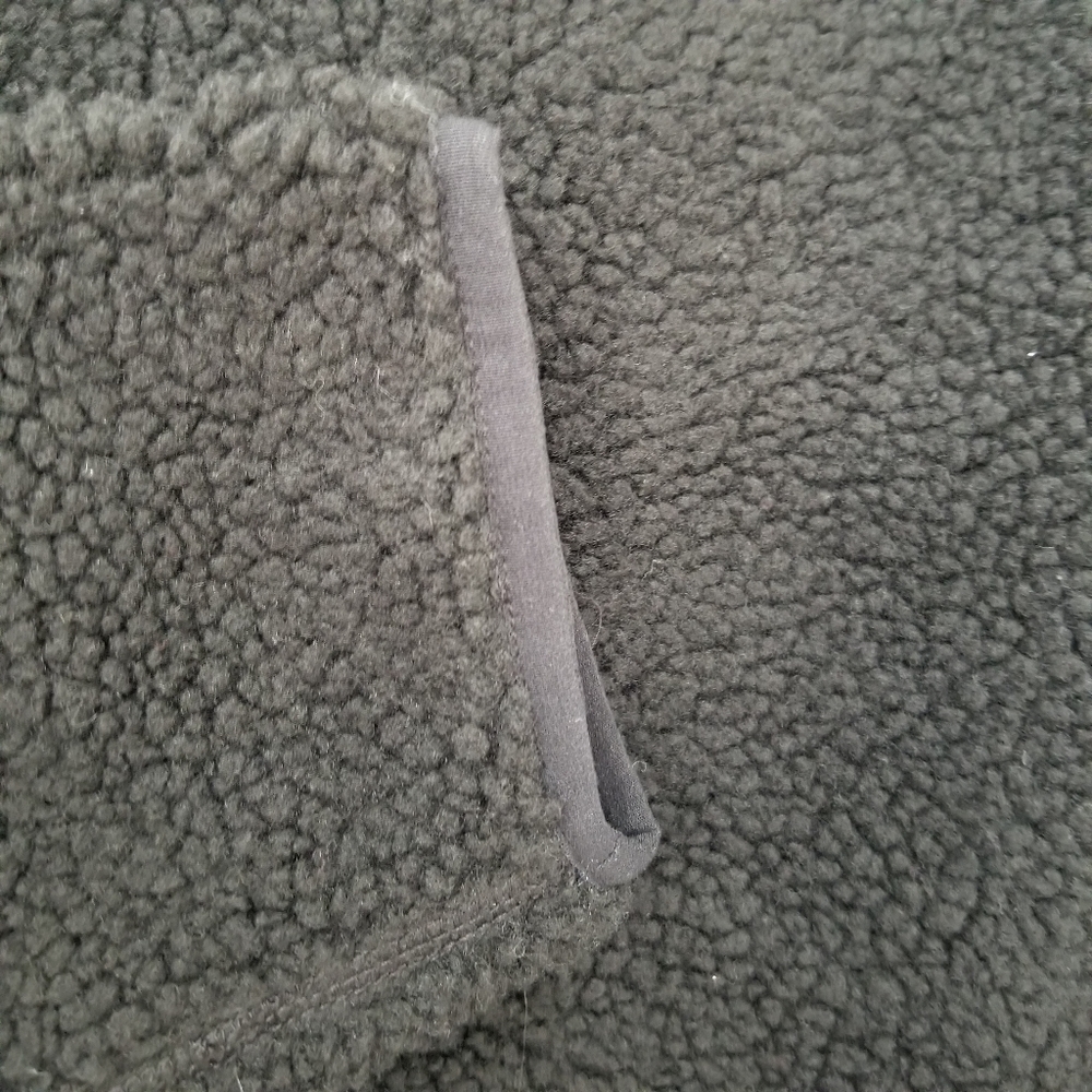 J.CREW Men's Hooded Sherpa Jacket Coat M Black NWT - Picture 6 of 14